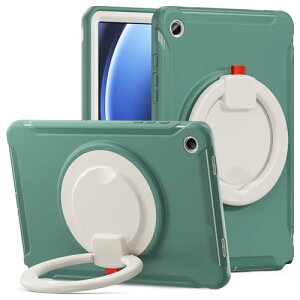 Galaxy Tab A9+ 11�C���` 2023�P�[�X 360�x��] �X�^���h �Ռ��z�� ��� ������t�� �n���h���t Android �^�u���b�g �M�����N�V�[ Tab A9 Plus �J�o�[ �����h�~ S Pen ���[ �q�� �P�[�X �Ő�
