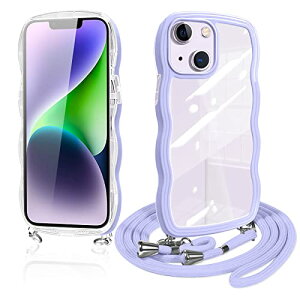 iPhone 14 Plus �P�[�X �V�����_�[ �N���A iPhone14 Plus �X�}�z�P�[�X ���� TPU �J�o�[ �X�g���b�v�t�� ���|�� ��|�� �R�t�� �΂߂��� �n�� �� ���� ���킢�� �؍� �ϏՌ� �A�C�t�H��14plus (�N���[