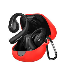 Anker Soundcore AeroFit Pro �P�[�X AeroFit Pro �ی�J�o�[ AeroFit Pro �P�[�X �_�炩�� �V���R���� �����h�~ �L�Y�h�~ �ϏՌ� �h�o �y�� �����[�d�\ �J���r�i�t�� �����h�~ (���b�h)