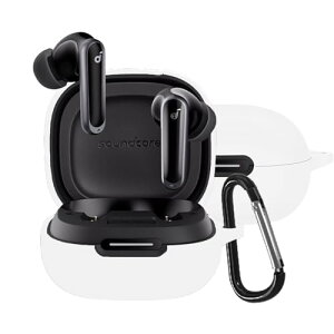 Anker Soundcore P40i �P�[�X P40i �ی�J�o�[ P40i �P�[�X �_�炩�� �V���R���� �����h�~ �L�Y�h�~ �ϏՌ� �h�o �y�� �����[�d�\ �J���r�i�t�� �����h�~ (�z���C�g)