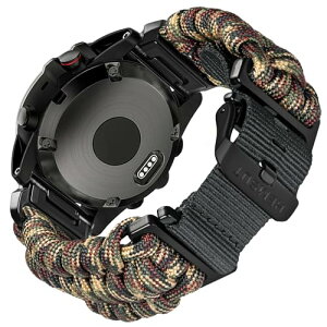 �K�[�~�� �x���g 26mm for Fenix / Instinct / Approach / MARQ / Quatix / D2 / Forerunner / Enduro�V���[�Y �o���h ���� �ւ��x���g �K�[�~���x���g �p���R�[�h�K�[�~���o���h �A�b�v�O���[�h���ꂽ�R�l�N�^ �N�C