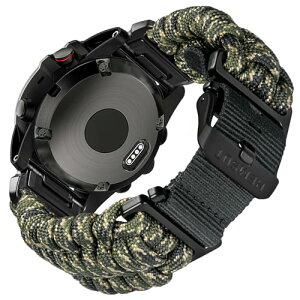 �K�[�~�� �x���g 26mm for Fenix / Instinct / Approach / MARQ / Quatix / D2 / Forerunner / Enduro�V���[�Y �o���h ���� �ւ��x���g �K�[�~���x���g �p���R�[�h�K�[�~���o���h �A�b�v�O���[�h���ꂽ�R�l�N�^ �N�C