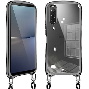 Xperia 10 V �P�[�X �V�����_�[ �N���A xperia10v SO-52D SOG11 �X�}�z�P�[�X �J�o�[ �ϏՌ� ���|�� ��|�� �΂߂����P�[�X ���� ���킢�� �؍� ���� TPU ���������\ ���O���\ (�u���b�N)
