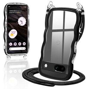 Google pixel 7A �P�[�X �V�����_�[ �N���A TPU �s�N�Z�� 7a �X�}�z�P�[�X �J�o�[ �n�� �� ���|�� ��|�� �΂߂����P�[�X ���� ���킢�� �؍� ���� �ϏՌ� (�u���b�N)