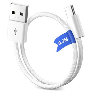 iPhone 15 Carplay �[�d�P�[�u�� 30CM �Z�� USB Type C �P�[�u�� �Ή�iPhone16 / 16 Pro Max / Plus / 15 / 15 Pro Max / plus / iPad 10 Air ��5���� / ��4���� / iPad Pro 12.9 / 11�C���` / AirPods 4 USB A to USBC �P�[�u�� 18w�}���[�d 