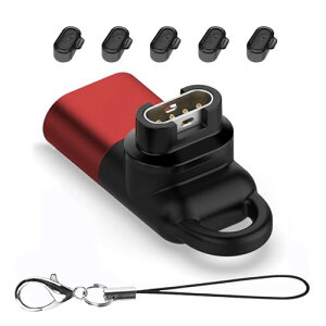 Garmin �ϊ��A�_�v�^�[ L�^ Type-C+ �h�o�v���O �[�d�|�[�g�p(5��)TPU�f�� �X�}�[�g�E�H�b�`�P�[�u�� Garmin�ϊ��}�C�N�� �}���[�d usb�^�C�vc�ϊ��A�_�v�^�[ �K��vivosmart5 / ForeAthlete55 / venu sq2 / venu2 / 