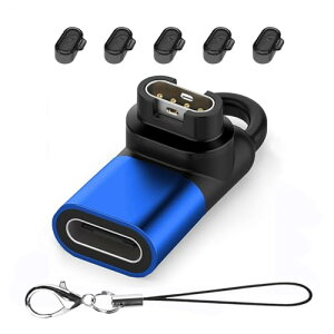 Garmin �ϊ��A�_�v�^�[ L�^ Type-C+ �h�o�v���O �[�d�|�[�g�p (5��)TPU�f�� +�����h�~�X�g���b�v Garmin�ϊ��}�C�N�� �}���[�d usb�^�C�vc�ϊ��A�_�v�^�[ �K��vivosmart5 / ForeAthlete55 / venu sq2 / venu2 / Fenix