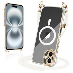 iPhone 16 Plus �P�[�X �V�����_�[ �N���A iPhone16 plus MagSafe �X�}�z�P�[�X �J�o�[ ���|�� ��|�� �΂߂����P�[�X ���� ���킢�� �؍� ���� TPU ���^ �ϏՌ� ���C�����X�[�d�A�C�t�H��16plus (�z���C