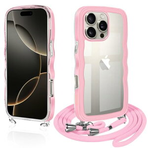 iPhone 16 Pro �P�[�X �V�����_�[ �N���A iPhone16pro �X�}�z�P�[�X �J�o�[ �A�C�t�H��16 �v�� ���� TPU �X�g���b�v�t�� ���|�� ��|�� �R�t�� �΂߂��� �n�� �� ���� ���킢�� �؍� �ϏՌ� (�s���N