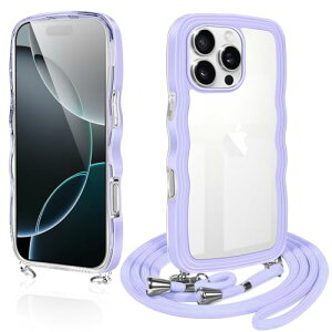iPhone 16 Pro Max �P�[�X �V�����_�[ �N���A iPhone16promax �X�}�z�P�[�X �J�o�[ �A�C�t�H��16 pro max ���� TPU �X�g���b�v�t�� ���|�� ��|�� �R�t�� �΂߂��� �n�� �� ���� ���킢�� �؍� �ϏՌ� (