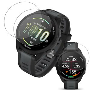 GARMIN Forerunner 165/165 Music �K���X�t�B���� [3���Z�b�g] �K�[�~�� Forerunner 165 / 165 Music �t�B���� �����K���X �t�� �ی�t�B���� �J�o�[ �ȒP�\��t�� �d�x9H �ϏՌ� ��U�h�~ �����ߗ� �����x�^�b