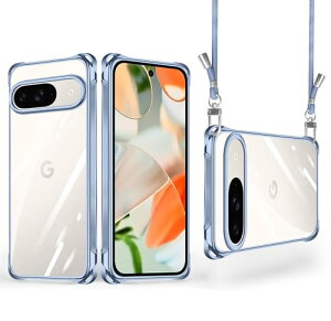 Google Pixel 9 �P�[�X / Pixel 9 Pro �P�[�X �X�g���b�v�t�� �V�����_�[ ��|���P�[�X �ϏՌ� �s�N�Z�� 9 / 9Pro�J�o�[ ���� ���^ �y�� TPU �X�}�z�P�[�X ���|�� �΂߂��� �R�t�� ���������\ ���O��