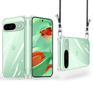 Google Pixel 9 �P�[�X / Pixel 9 Pro �P�[�X �X�g���b�v�t�� �V�����_�[ ��|���P�[�X �ϏՌ� �s�N�Z�� 9 / 9Pro�J�o�[ ���� ���^ �y�� TPU �X�}�z�P�[�X ���|�� �΂߂��� �R�t�� ���������\ ���O��
