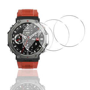 Amazfit T-Rex 3 �K���X�t�B���� Amazfit T-Rex 3 �t�B���� Amazfit T-Rex 3 �ی�t�B���� �����K���X �����ߗ� 3D Touch����0.26 �����^ ��U�h�~ �����x �ϏՌ� �w�� ����h�~ �[���C�A �ȒP�\��t�� [3���Z�b