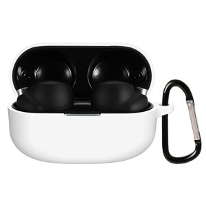Sony WF-1000XM4 �P�[�X �ی�J�o�[ �_�炩�� �V���R���� �����h�~ �L�Y�h�~ �ϏՌ� �h�o �y�� �����[�d�\ �J���r�i�t�� �����h�~ (�z���C�g)