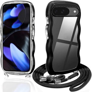Google Pixel 9 / pixel9 Pro �P�[�X �V�����_�[ �N���A �O�[�O�� �s�N�Z��9 / 9pro �X�}�z�P�[�X ���� TPU �J�o�[ �X�g���b�v�t�� ���|�� ��|�� �R�t�� �΂߂��� �n�� �� ���� ���킢�� �؍� �ϏՌ�