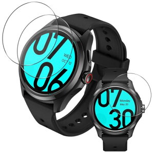 Ticwatch Pro 5 / Ticwatch pro5 Enduro �K���X�t�B���� [3���Z�b�g] ticwatch pro5 �t�B���� �����K���X �t�� �ی�t�B���� �J�o�[ �ȒP�\��t�� �d�x9H �ϏՌ� ��U�h�~ �����ߗ� �����x�^�b�` �C�A�h�~ �w