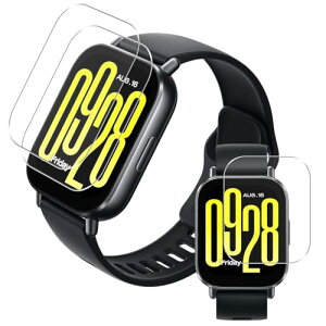 Redmi Watch 5 Active �K���X�t�B���� [3���Z�b�g] �V���I�~ Watch 5 Active �t�B���� �����K���X �t���ی� �J�o�[ �ȒP�\��t�� �d�x9H �ϏՌ� ��U�h�~ �����ߗ� �����x�^�b�` �C�A�h�~ �w�� ����h�~