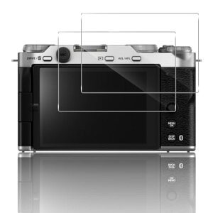 Fujifilm X-M5 X100VI X100V X-T4 XT4 X-E4 XE4 �t�B���� [2���Z�b�g] X100VI / X100 V / X-T5 / X-T4 / X-E4 �K���X�t�B���� �����K���X �t���ی� 2.5D ���E���h�G�b�W���H ���^ ����0.26mm HD �\�ʍd9H �ϏՌ� �ϋv�� ����