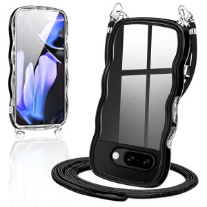 Google pixel 9a �P�[�X �V�����_�[ �N���A TPU �s�N�Z�� 9a �X�}�z�P�[�X �J�o�[ �n�� �� ���|�� ��|�� �΂߂����P�[�X ���� ���킢�� �؍� ���� �ϏՌ� (�u���b�N)