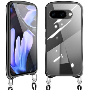 Google Pixel 9a �P�[�X �V�����_�[ �N���A �s�N�Z��9a �X�}�z�P�[�X �J�o�[ �ϏՌ� ���|�� ��|�� ���� ���킢�� �؍� ���� TPU ���������\ ���O���\ (�u���b�N)