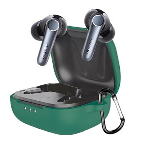 EarFun Air Pro 4 �P�[�X Air Pro 4 �ی�J�o�[ �_�炩�� �V���R�����P�[�X �����h�~ �L�Y�h�~ �ϏՌ� �h�o �y�� �����[�d�\ �J���r�i�t�� �����h�~ (�O���[��)