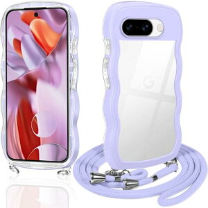 Google Pixel 9a �P�[�X �N���A �V�����_�[ �O�[�O�� �s�N�Z��9a �X�}�z�P�[�X ���� TPU �J�o�[ �X�g���b�v�t�� ���|�� ��|�� �R�t�� �΂߂��� �n�� �� ���� ���킢�� �؍� �ϏՌ� (�N���[�u ��