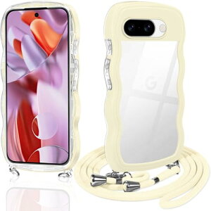 Google Pixel 9a �P�[�X �N���A �V�����_�[ �O�[�O�� �s�N�Z��9a �X�}�z�P�[�X ���� TPU �J�o�[ �X�g���b�v�t�� ���|�� ��|�� �R�t�� �΂߂��� �n�� �� ���� ���킢�� �؍� �ϏՌ� (�C�G���[)