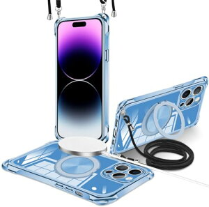 iPhone 14 Pro �P�[�X �N���A �c����360°��]�X�^���h �����O �}�O�l�b�g���� MagSafe���C�����X�[�diPhone14 pro �P�[�X ���|�� �΂߂��� ��|���P�[�X ���� tpu ���b�L���H �ϏՌ� �ԍڃz���_�[ �X�g