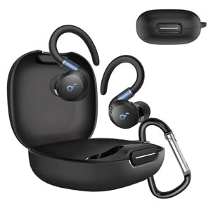 Anker Soundcore Sport X20 �P�[�X Sport X20 �ی�J�o�[ Sport X20 �P�[�X �_�炩�� �V���R���� �����h�~ �L�Y�h�~ �ϏՌ� �h�o �y�� �����[�d�\ �J���r�i�t�� �����h�~ (�u���b�N)