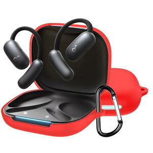 Anker Soundcore AeroFit 2 �P�[�X AeroFit 2 �ی�J�o�[ AeroFit 2 �P�[�X �_�炩�� �V���R���� �����h�~ �L�Y�h�~ �ϏՌ� �h�o �y�� �����[�d�\ �J���r�i�t�� �����h�~ (���b�h)