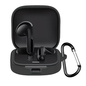 Redmi Buds 6 �P�[�X Redmi Buds 6 �ی�J�o�[ Redmi Buds 6 �P�[�X �_�炩�� �V���R���� �����h�~ �L�Y�h�~ �ϏՌ� �h�o �y�� �����[�d�\ �J���r�i�t�� �����h�~ (�u���b�N)