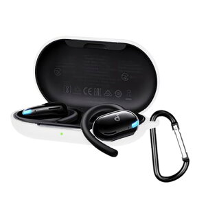 Anker Soundcore V20i �P�[�X V20i �ی�J�o�[ V20i �P�[�X �_�炩�� �V���R���� �����h�~ �L�Y�h�~ �ϏՌ� �h�o �y�� �����[�d�\ �J���r�i�t�� �����h�~ (�z���C�g)