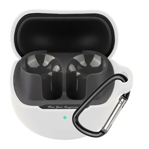 SOUNDPEATS Air5 Lite �P�[�X Air5 Lite �ی�J�o�[ Air5 Lite �P�[�X �_�炩�� �V���R���� �����h�~ �L�Y�h�~ �ϏՌ� �h�o �y�� �����[�d�\ �J���r�i�t�� �����h�~ (�z���C�g)