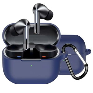 Samsung Galaxy Buds3 / Buds3 Pro �P�[�X Buds3 / Buds3 Pro �ی�J�o�[ �_�炩�� �V���R���� �����h�~ �L�Y�h�~ �ϏՌ� �h�o �y�� �����[�d�\ �J���r�i�t�� �����h�~ (�u���[)