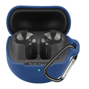 SOUNDPEATS Air5 Lite �P�[�X Air5 Lite �ی�J�o�[ Air5 Lite �P�[�X �_�炩�� �V���R���� �����h�~ �L�Y�h�~ �ϏՌ� �h�o �y�� �����[�d�\ �J���r�i�t�� �����h�~ (�u���[)
