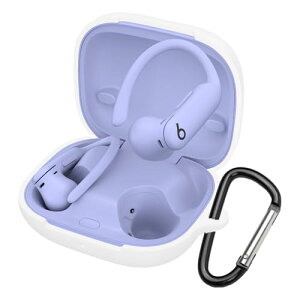 Beats Powerbeats Pro 2 �P�[�X Powerbeats Pro 2 �ی�J�o�[ �_�炩�� �V���R���� �����h�~ �L�Y�h�~ �ϏՌ� �h�o �y�� �����[�d�\ �J���r�i�t�� �����h�~ (�z���C�g)