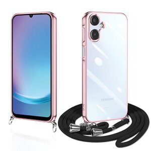 Galaxy A25 5G �P�[�X �N���A �V�����_�[ SC-53C SCG15 �X�}�z�P�[�X ���� TPU �J�o�[ �X�g���b�v�t�� ���|�� ��|�� �R�t�� �΂߂��� ���^ �ϏՌ� �V���R�� ���b�L���H (���[�Y�S�[���h)