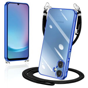 Galaxy A25 5G �P�[�X �V�����_�[ �N���A SC-53F SCG33 �J�o�[ �X�}�z�P�[�X ���� TPU ���|�� ��|�� �΂߂����P�[�X ���^ �ϏՌ� �V���R�� ���b�L���H TPU�o���p�[ (�u���[)