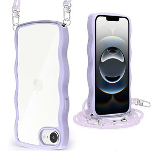 iPhone 17e �P�[�X �N���A �V�����_�[ �X�g���b�v�t�� iPhone 16e �J�o�[ �X�}�z�P�[�X �ϏՌ� ���� ���|�� �΂߂��� �R�t�� ��|���P�[�X ���������\ ���O���\ (�p�[�v��)