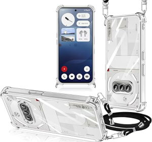 Nothing phone 3a �P�[�X �N���A �V�����_�[ Nothing phone 3a ��|���P�[�X �ϏՌ� �X�}�z�P�[�X ���� ���^ �y�� TPU �J�o�[ ���|�� �΂߂��� �R�t�� �D��X�g���b�v�t�� ���������\ ���O���\ ��