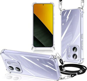Xiaomi POCO F7 Pro �P�[�X �N���A �V�����_�[�V���I�~ POCO F7 Pro ��|���P�[�X �ϏՌ� �X�}�z�P�[�X ���� ���^ �y�� TPU �J�o�[ ���|�� �΂߂��� �R�t�� �D��X�g���b�v�t�� ���������\ ���O��