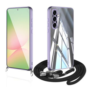 Galaxy A56 5G �P�[�X �N���A �V�����_�[ �X�}�z�P�[�X ���� TPU �J�o�[ �X�g���b�v�t�� ���|�� ��|�� �R�t�� �΂߂��� ���^ �ϏՌ� �V���R�� ���b�L���H (���C�g�p�[�v��)