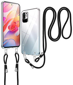 Xiaomi Redmi Note 10 JE / Redmi Note 10T �P�[�X �N���A �V�����_�[ Note10JE / Note10T �X�}�z�P�[�X au XIG02 �P�[�X ���|�� �΂߂��� ��|�� �P�[�X �X�g���b�v�t�� �X�}�z�P�[�X ���� TPU �V���I�~ ���b�h�~