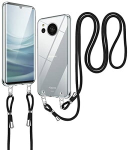 AQUOS Sense7 �P�[�X �N���A �V�����_�[ AQUOS sense7 �X�}�z�P�[�X SH-53C SHG10 �P�[�X ���|�� �΂߂��� ��|�� �P�[�X �X�g���b�v�t�� �X�}�z�P�[�X ���� TPU AQUOS Sense7 �X�}�z�V ���R�� �J�o�[ ���^ �y