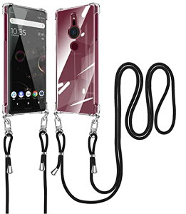 Xperia XZ3 �P�[�X �V�����_�[ �N���A SO-01L �}�z�P�[�X SOV39 �J�o�[ �X�g���b�v�t�� ���|�� �΂߂��� �G�N�X�y���AXZ3 ��|�� TPU ���^ �y�� ���O���\ �����h�~ �_�� [����]