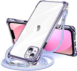 iPhone 13 mini �P�[�X �N���A �V�����_�[ iphone13mini �X�}�z�P�[�X �A�C�t�H��13mini �J�o�[ ���|�� �΂߂��� ���� TPU ���^ �y�� �ϏՌ� �R�t�� �΂߂��� �D��X�g���b�v�t�� �l�b�N�X�g���b�v �V��