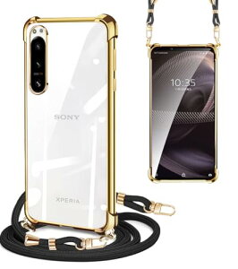 Xperia 5 III �P�[�X �N���A �V�����_�[�X�g���b�v SO-53B SOG05 �X�}�z�P�[�X �ϏՌ� �G�N�X�y���A5III �J�o�[ ���|�� �؍� ���� TPU �X�g���b�v�t�� ���^ �y�� �R�t�� �΂߂��� �D��X�g���b�v�t�� 