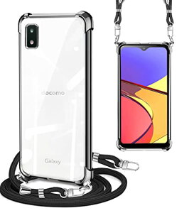 Galaxy A21 �P�[�X �N���A �V�����_�[ �X�g���b�v SC-42A �P�[�X SCV49�X�}�z�P�[�X �ϏՌ� ���|�� �΂߂��� �؍� ���� TPU �X�g���b�v�t�� ���b�L���H �y���^ �R�t�� �΂߂��� �D�� �t�� �l�b �P�[�X
