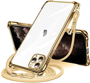 iPhone 13 Pro Max �P�[�X �N���A �V�����_�[ iphone13pro max �X�}�z�P�[�X �A�C�t�H��13ProMax �J�o�[ ���|�� �΂߂��� ���� TPU ���^ �y�� �ϏՌ� �R�t�� �΂߂��� �D��X�g���b�v�t�� �l�b�N�X�g���b�v